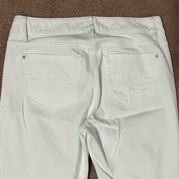 Lilly Pulitzer main line  Boot Cut flare  Jeans White - Picture 9 of 15